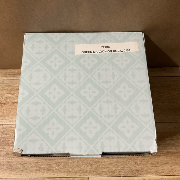 New! Summit Collection Green Dragon On Rock Statue Figurine Decoration - Picture 11 of 11